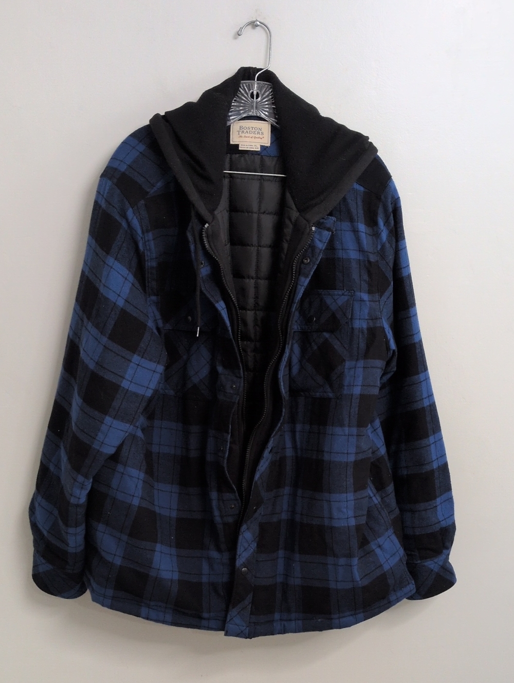 Boston Traders Lined Plaid Flannel Jacket